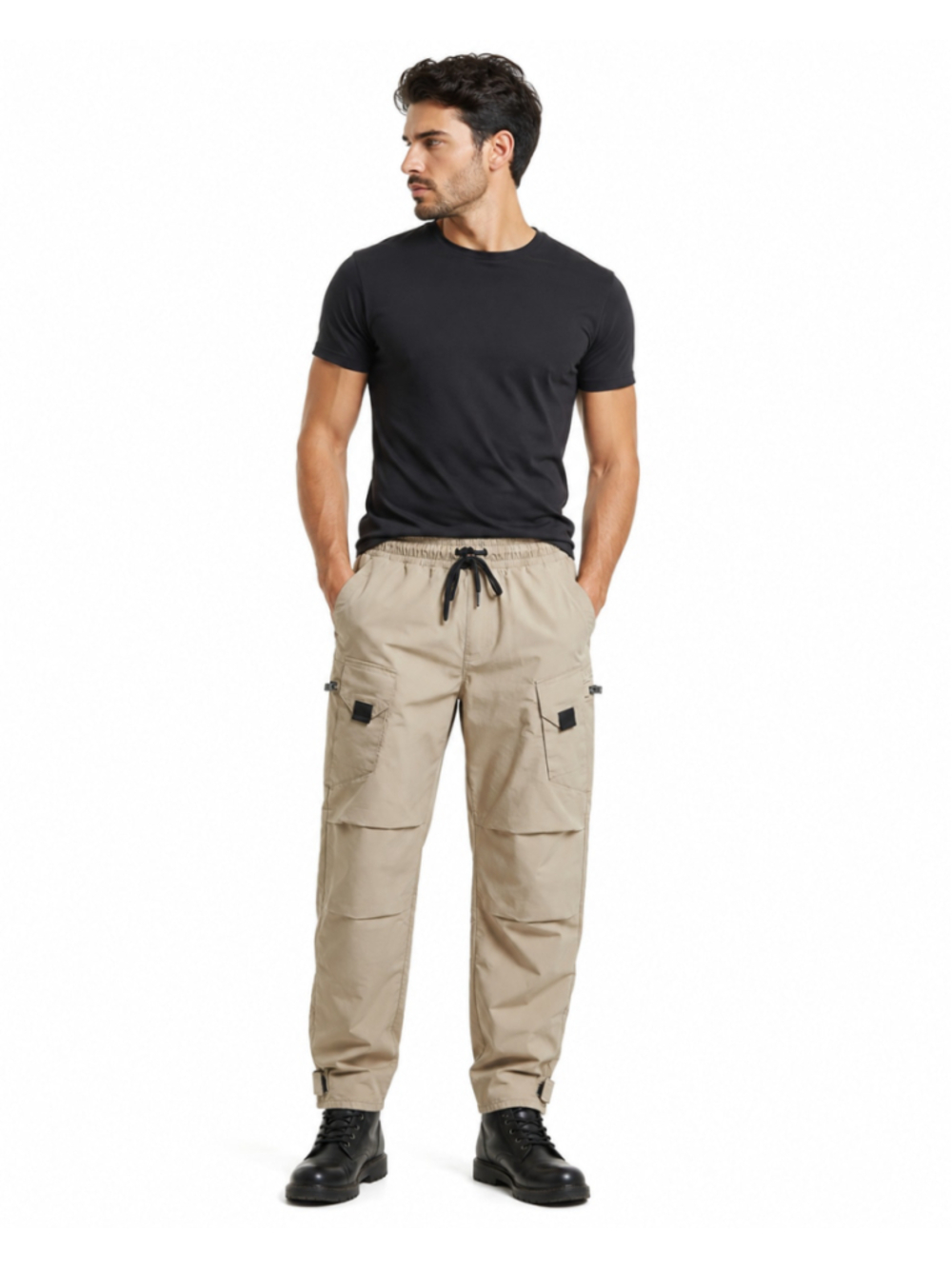 Life Code Progressive Men's Khaki Cargo Motorcycle Pants